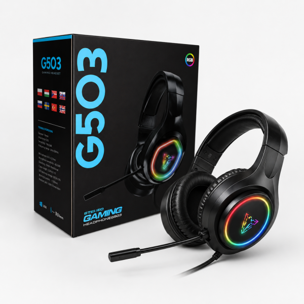 G503 USB RGB Işıklı Mikrofonlu Oyuncu Kulaklığı
