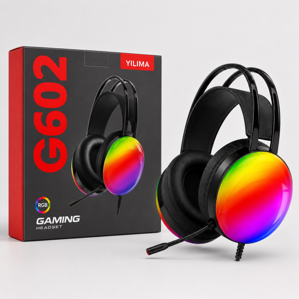 G602 RGB Işıklı Mikrofonlu Oyuncu Kulaklığı