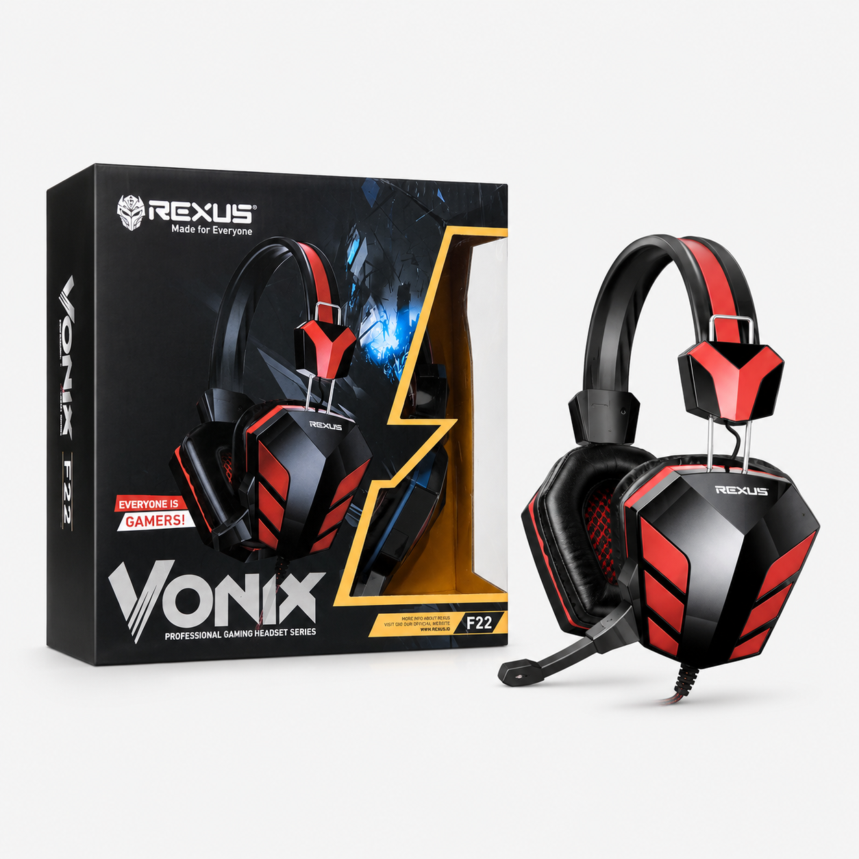 Rexus Vonix F22 Mikrofonlu Oyuncu Kulaklığı