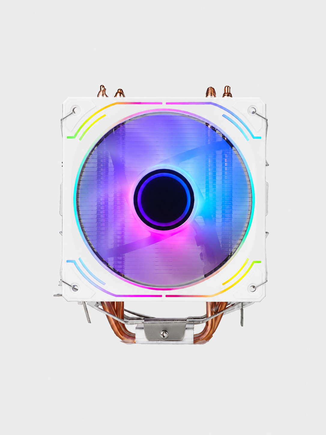 Game in Game Frozen-II 1x12 CM Auto Rainbow Fanlı Kule İşlemci Fan Beyaz