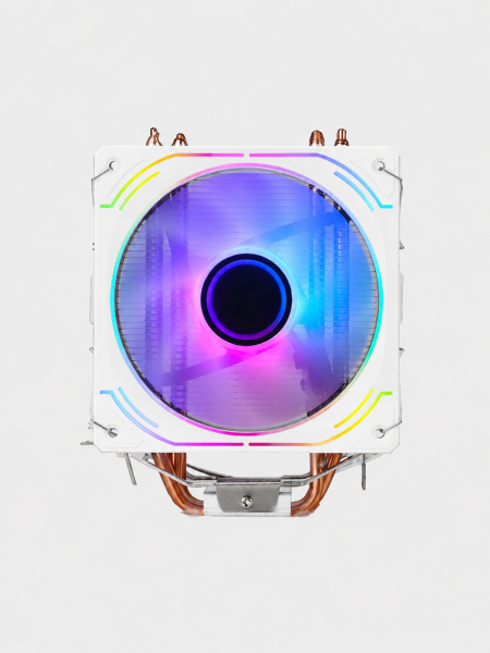 Game in Game Frozen-II 1x12 CM Auto Rainbow Fanlı Kule İşlemci Fan Beyaz