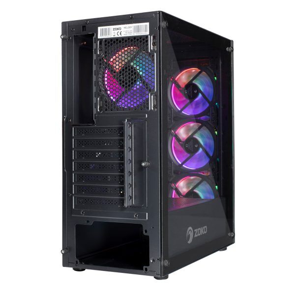 Zoko Melody 4X12 CM ARGB Fanlı Mesh Panel ATX Gaming Bilgisayar Kasası