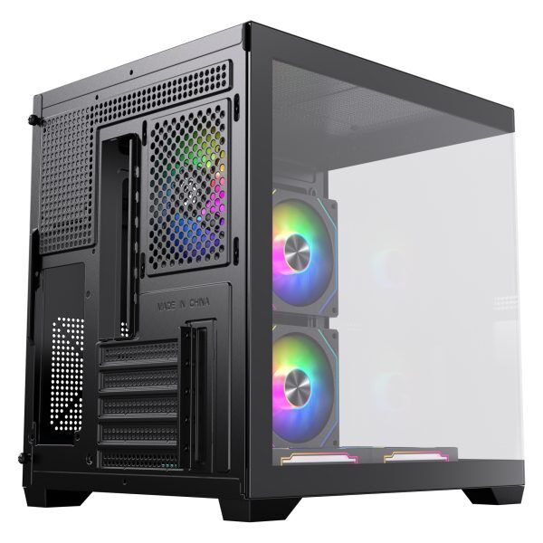 Game In Game Cool Siyah 5x12cm Argb Fanlı M.atx Gaming Akvaryum Kasa