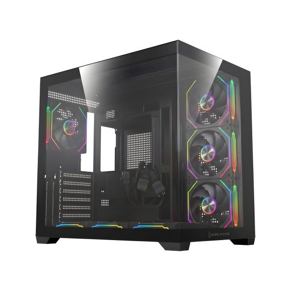Game In Game Dream Siyah 7x12cm Argb Fanlı ATX Gaming Akvaryum Kasa