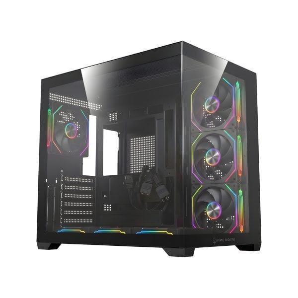 Game In Game Dream Siyah 7x12cm Argb Fanlı ATX Gaming Akvaryum Kasa