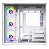 Game In Game Dream Beyaz 7x12cm Argb Fanlı ATX Gaming Akvaryum Kasa