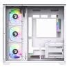 Game In Game Dream Beyaz 7x12cm Argb Fanlı ATX Gaming Akvaryum Kasa
