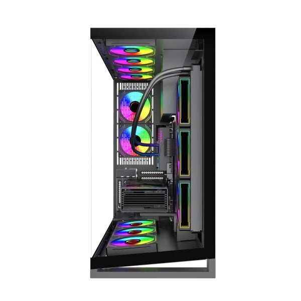 Zoko Father Siyah 9x12cm ARGB Fanlı Full Tower ATX Gaming Akvaryum Kasa
