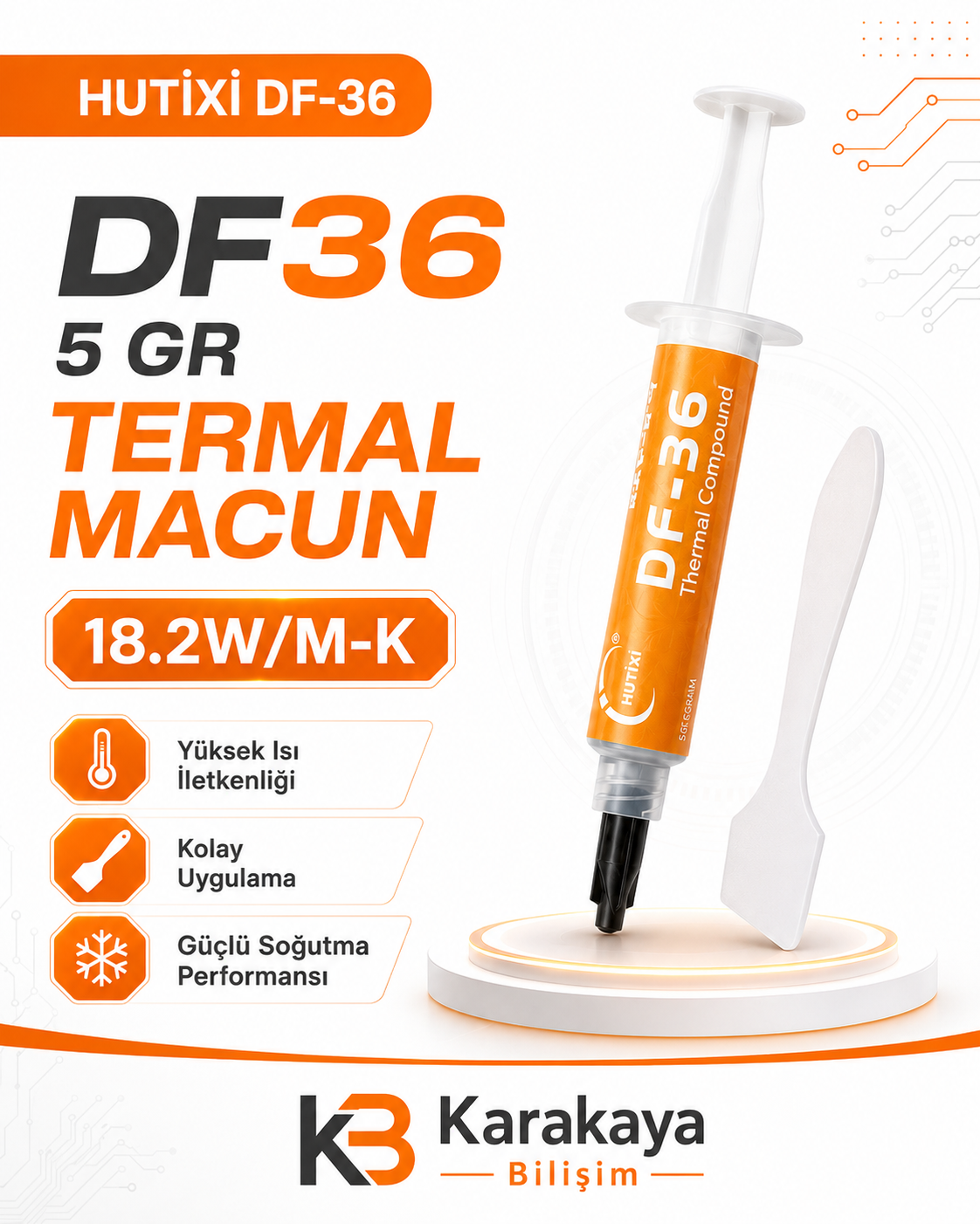 HUTIXI DF-36 5 GR TERMAL MACUN 18.2W/M-K