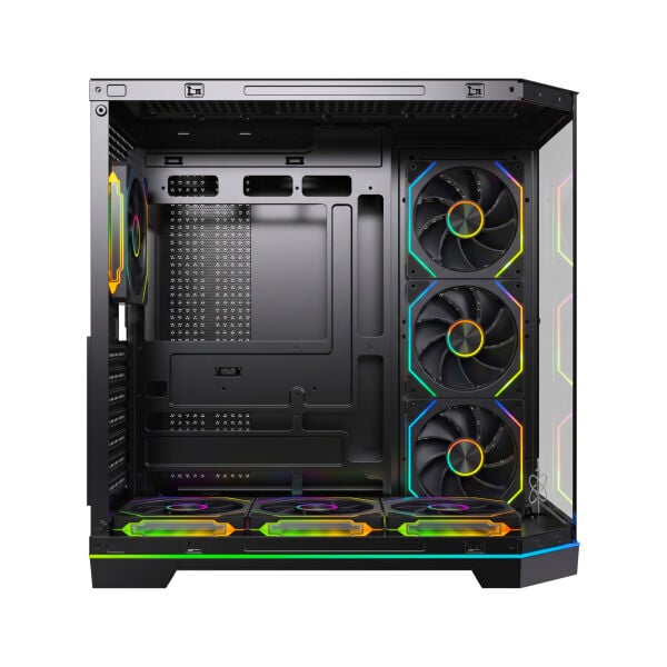 Game In Game Hexa Siyah 7x12cm Argb Fanlı ATX Gaming Akvaryum Kasa