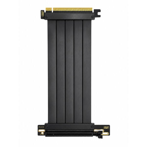 ZOKO PCI-e 4.0 Riser Ekran Kartı Dik Tutucu Kablo Siyah 24 cm