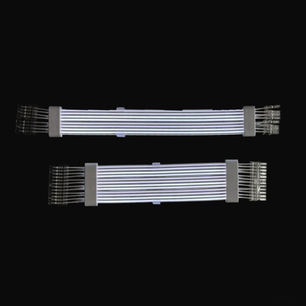 2×8 1×24 ZOKO Sleeved Kablo 3pin ARGB Çift Taraflı Gaming Işıklı Kablo