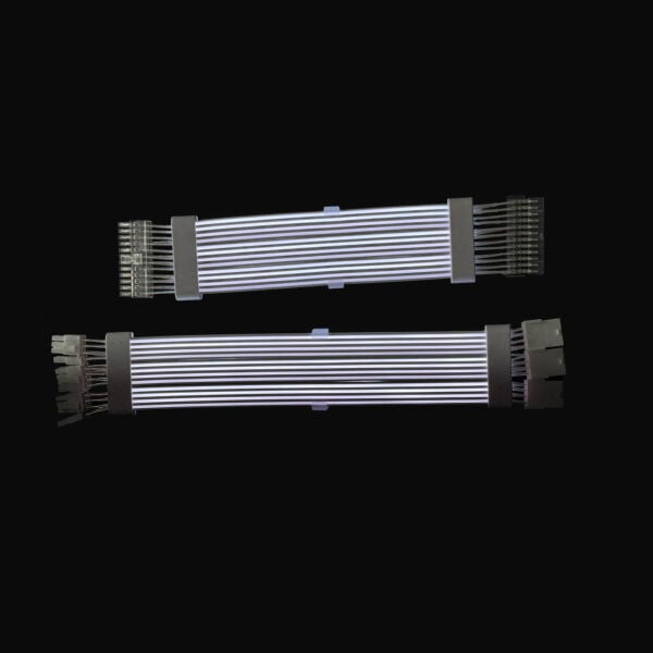 1×16 1×24 ZOKO Sleeved Kablo 3pin ARGB Çift Taraflı Gaming Işıklı Kablo