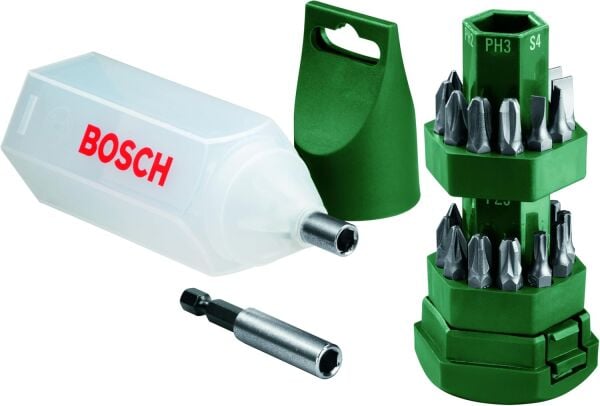Bosch Professional Accessories Vidalama Seti, Yeşil, 25 Adet