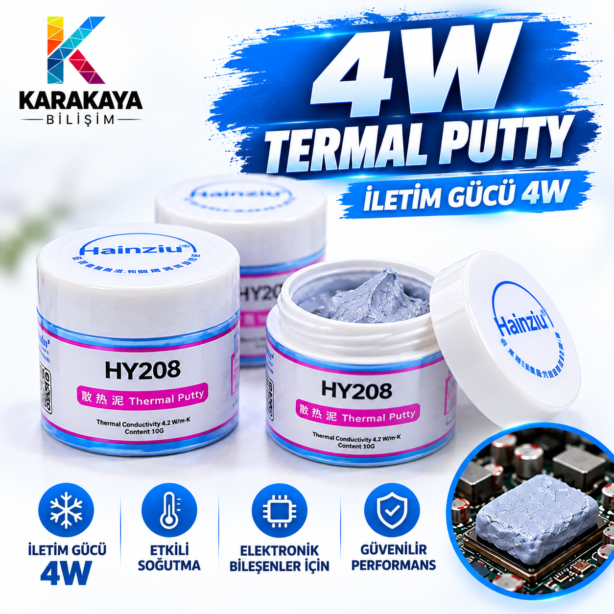 HY204 HY234 4Watt 20GR Termal Putty